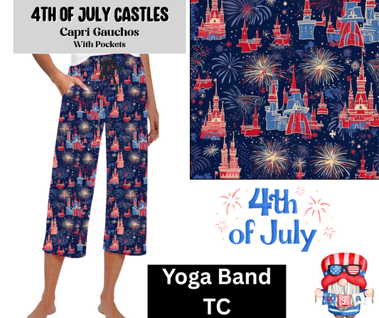 4th Of July Castles Capri Gauchos