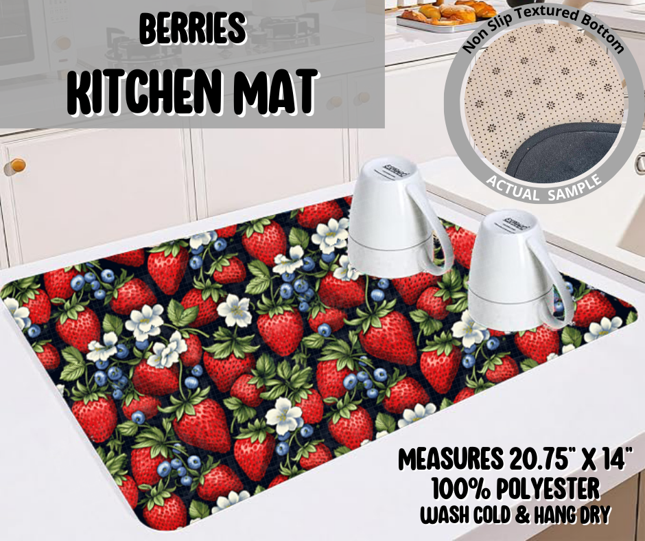 Berries Kitchen Mat