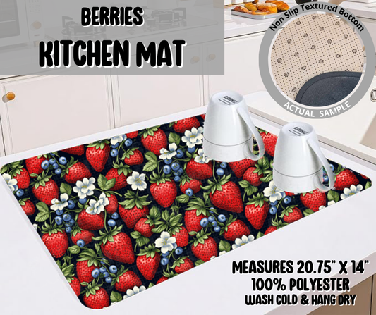 Berries Kitchen Mat