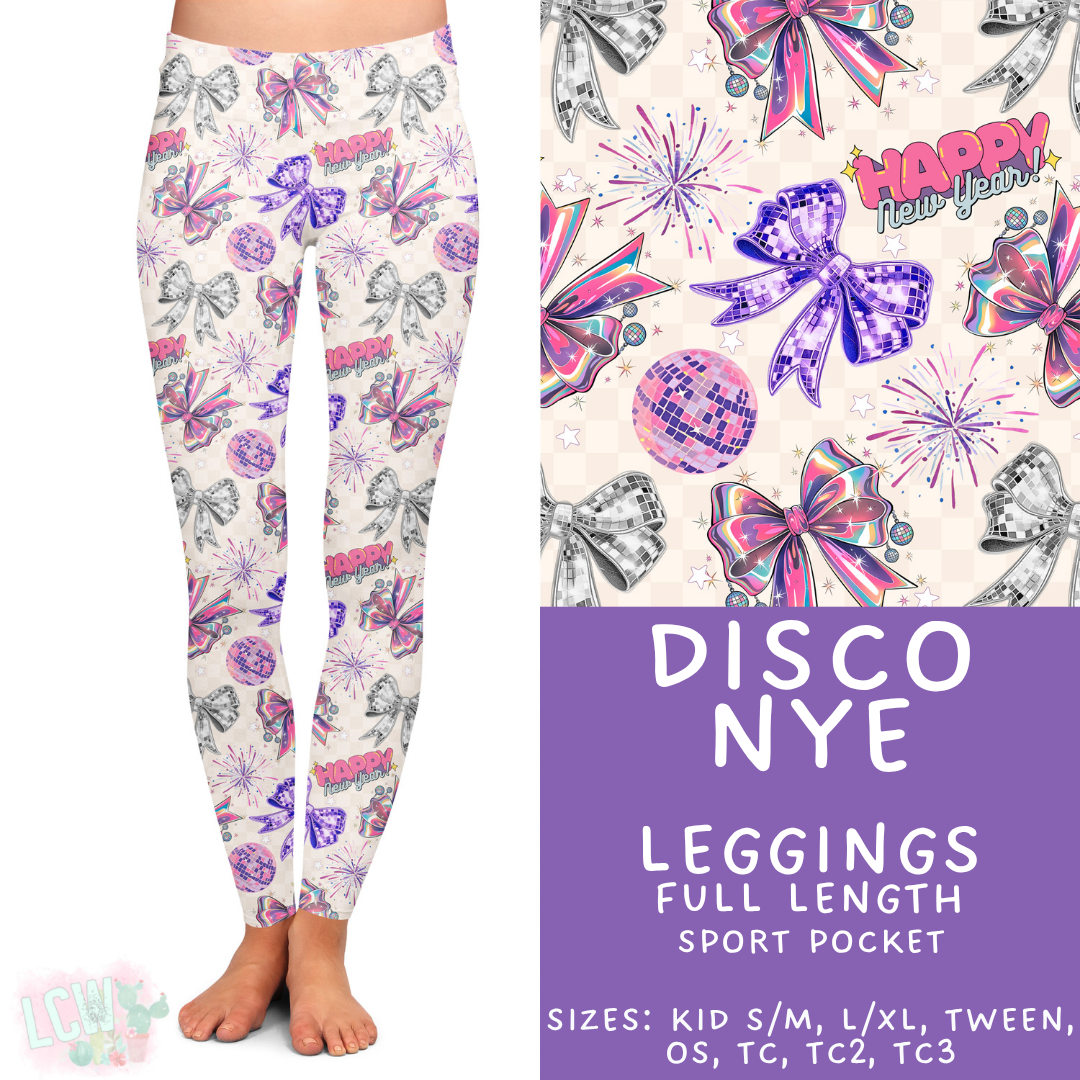 Batch #446 - New Year's Eve 2 - Closes 11/5 - ETA mid Dec - Disco NYE Full Length Leggings