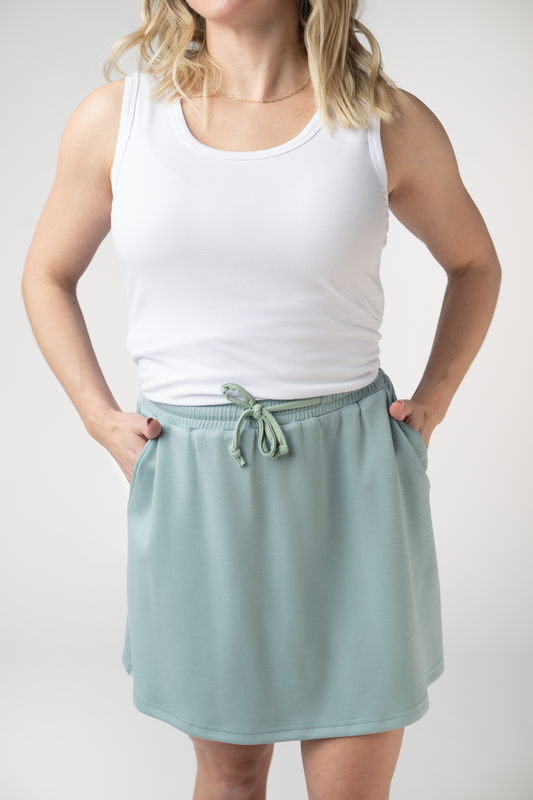 IN STOCK Serena Luxe Skort - Ocean Blue FINAL SALE