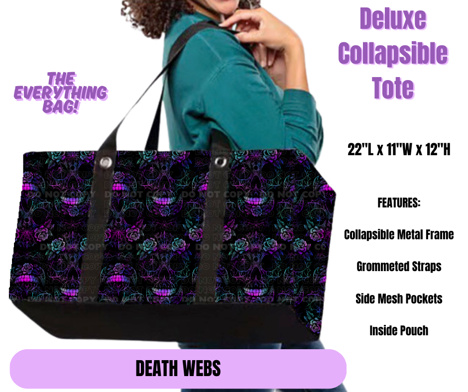 Death Webs Collapsible Tote