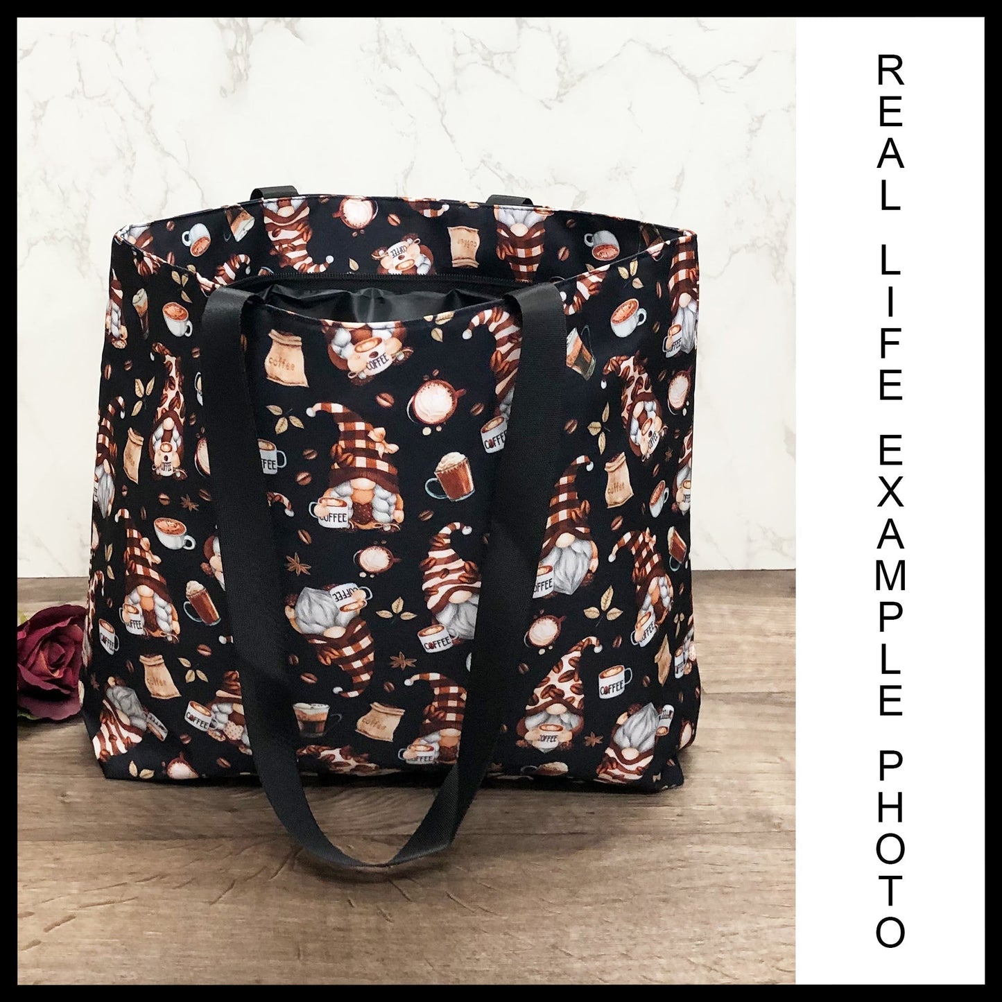 RTS - Phantom Roses Tote Bag