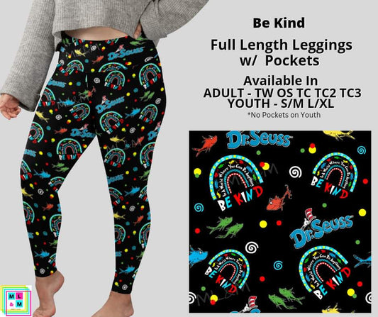 Be Kind Full Length Leggings w/ Pockets