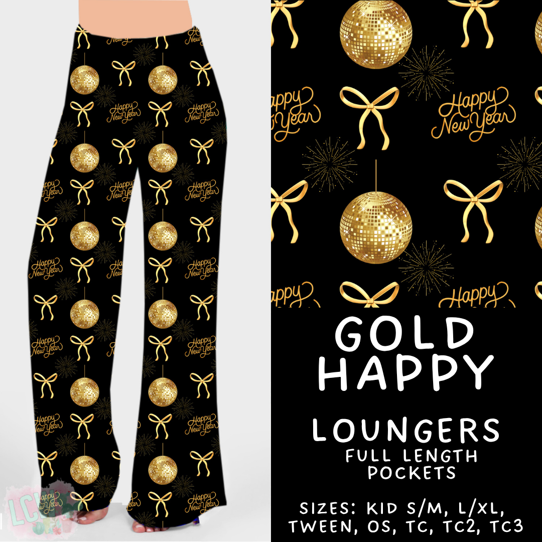 Batch #446 - New Year's Eve 2 - Closes 11/5 - ETA mid Dec - Gold Happy Loungers