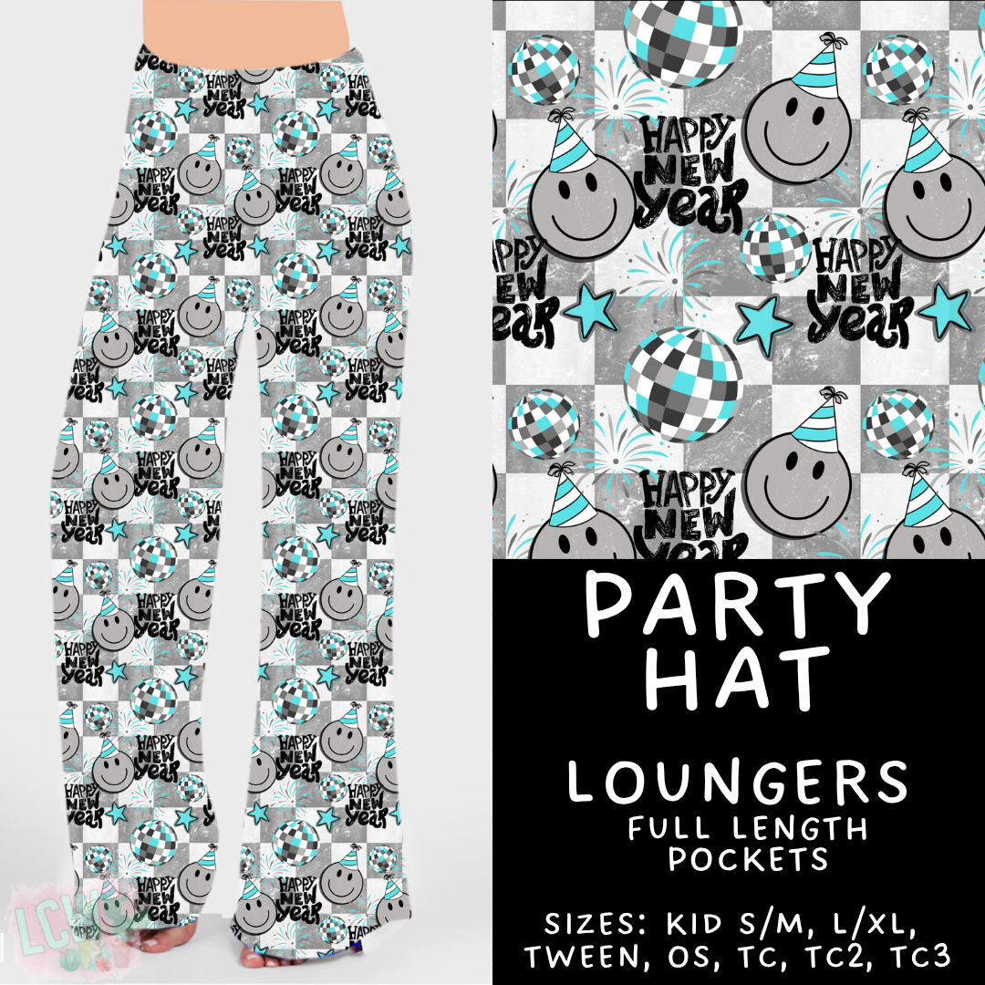 Batch #446 - New Year's Eve 2 - Closes 11/5 - ETA mid Dec - Party Hat Loungers