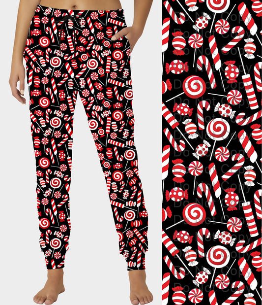 RTS - Peppermint Treats Joggers