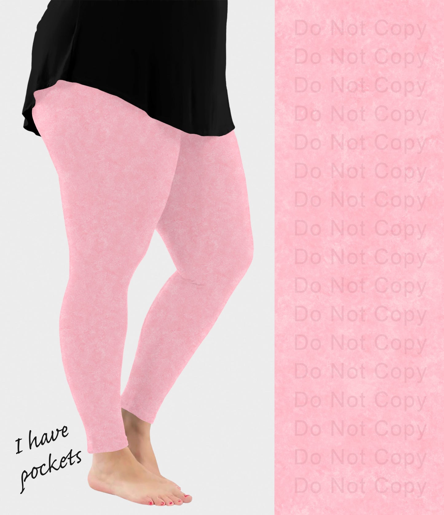 RTS - Bubblegum Pink Leggings w/ Pockets