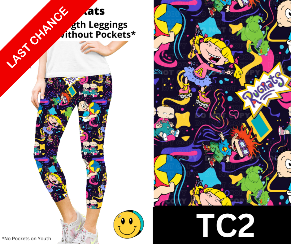 Baby Rats Capri Length Leggings w/ Pockets