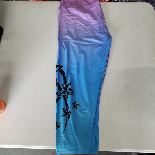 Blue/Purple Ombre PS capris