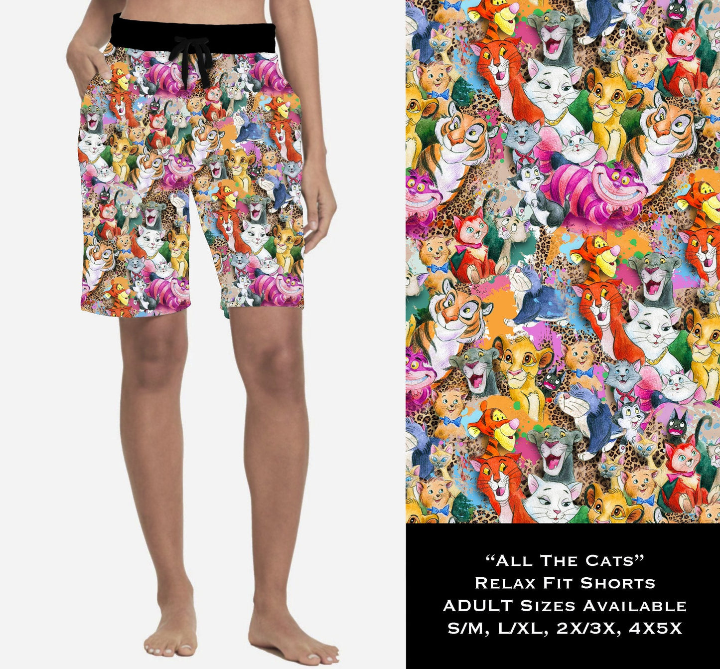 All the Cats Relaxed Fit Shorts