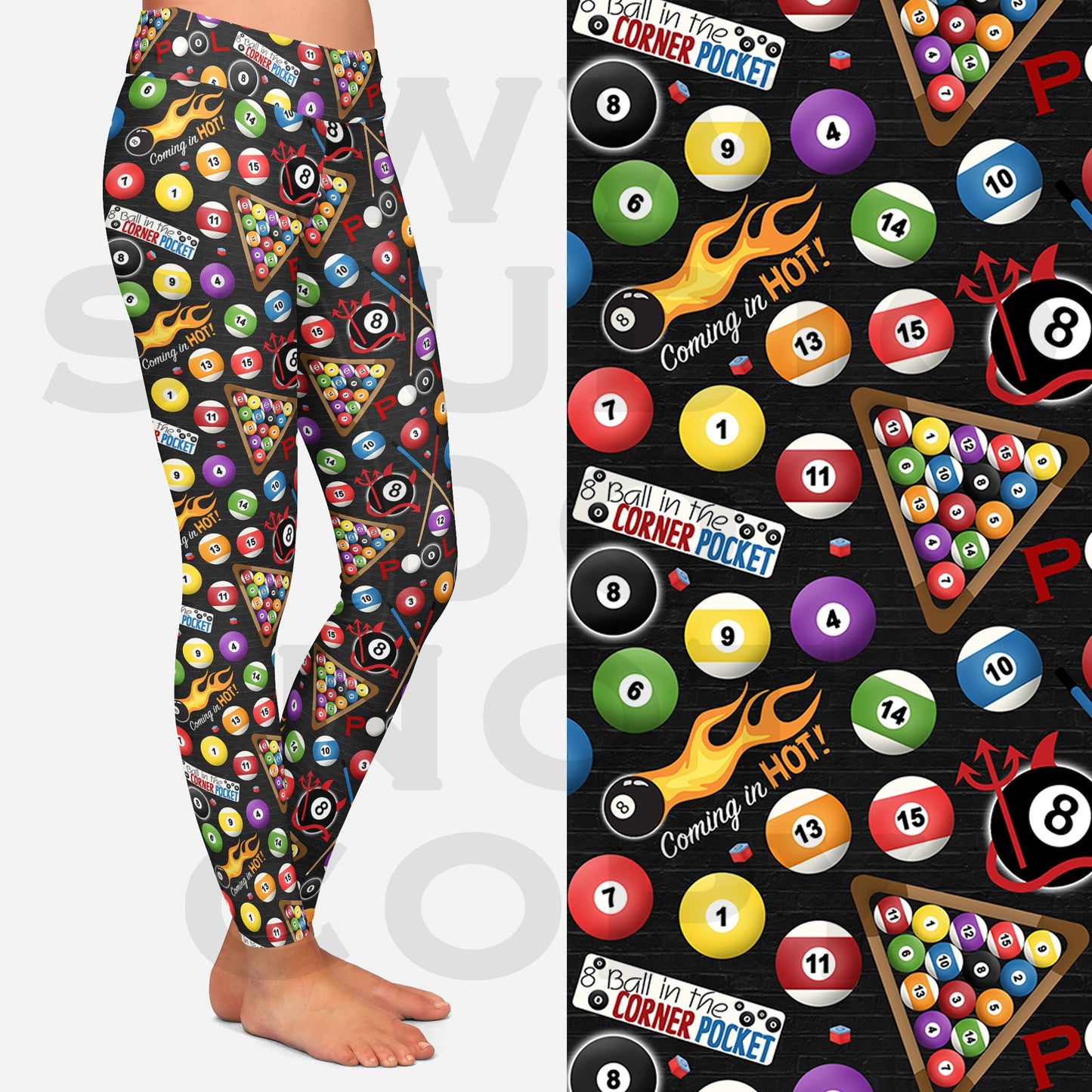 Billiards - Leggings & Capris