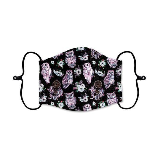 Bohemian Owls - Face Mask