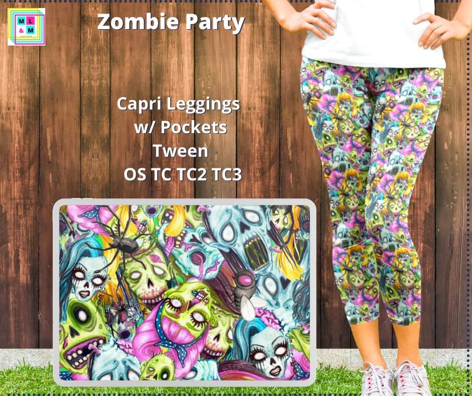 Zombie Party Capris