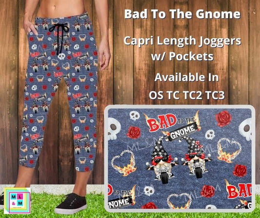 Bad to the Gnomes Jogger Capris by ML&M