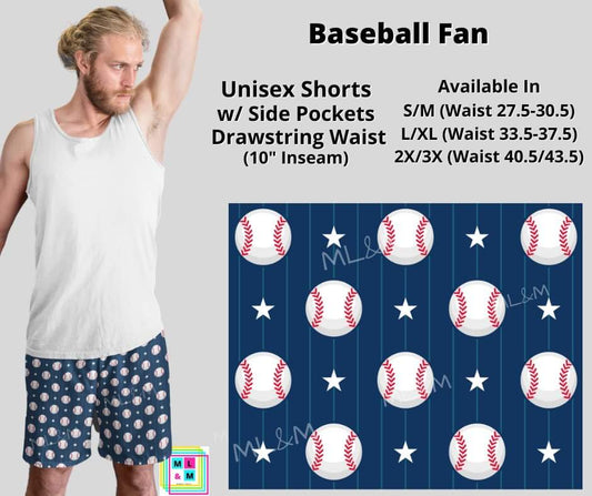 Baseball Fan Unisex Shorts