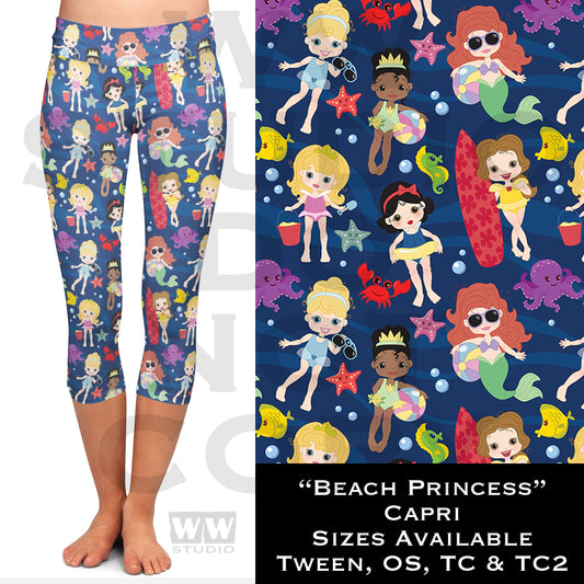 Beach Princess - Leggings & Capris