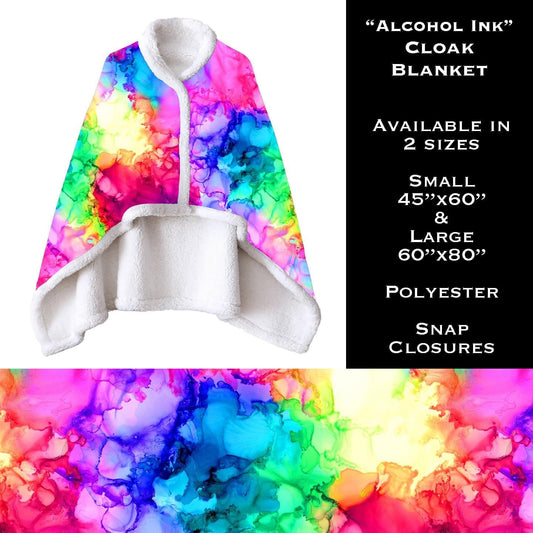 Alcohol Ink - Cloak Blanket