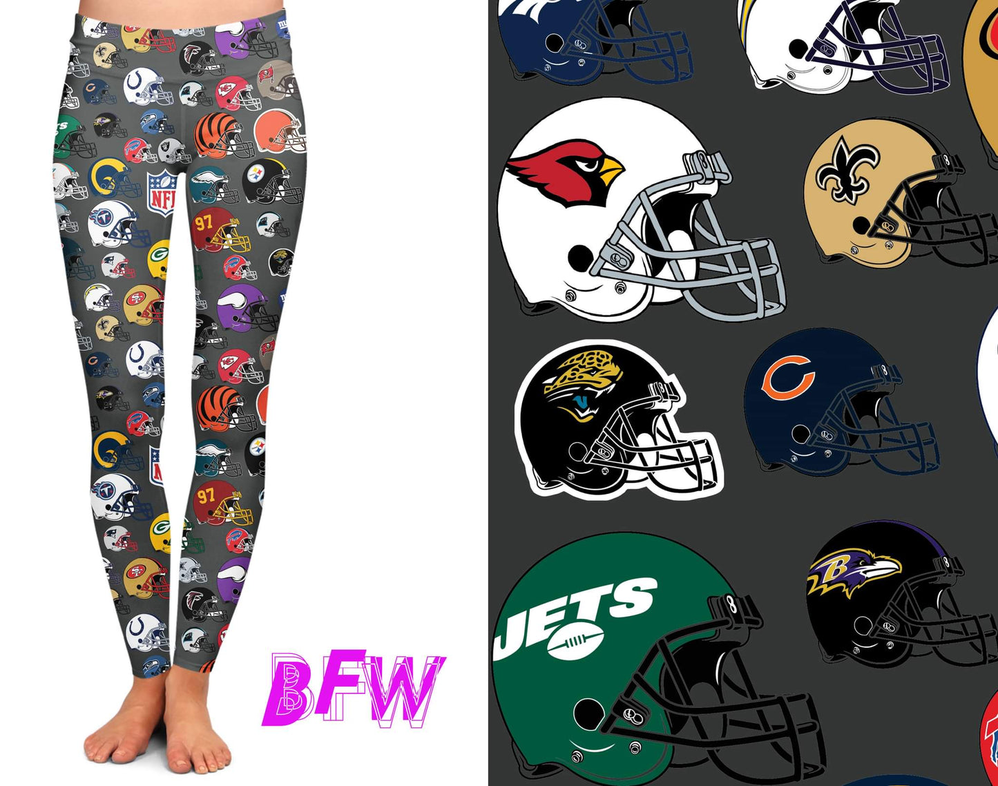All teams football Leggings