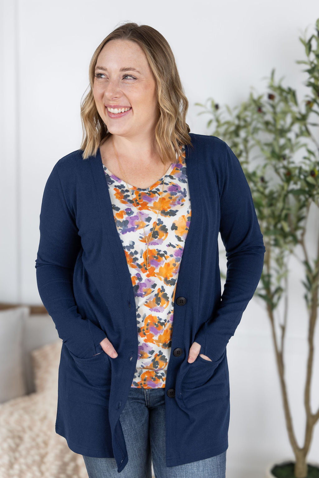 IN STOCK Cori Cardigan - Navy