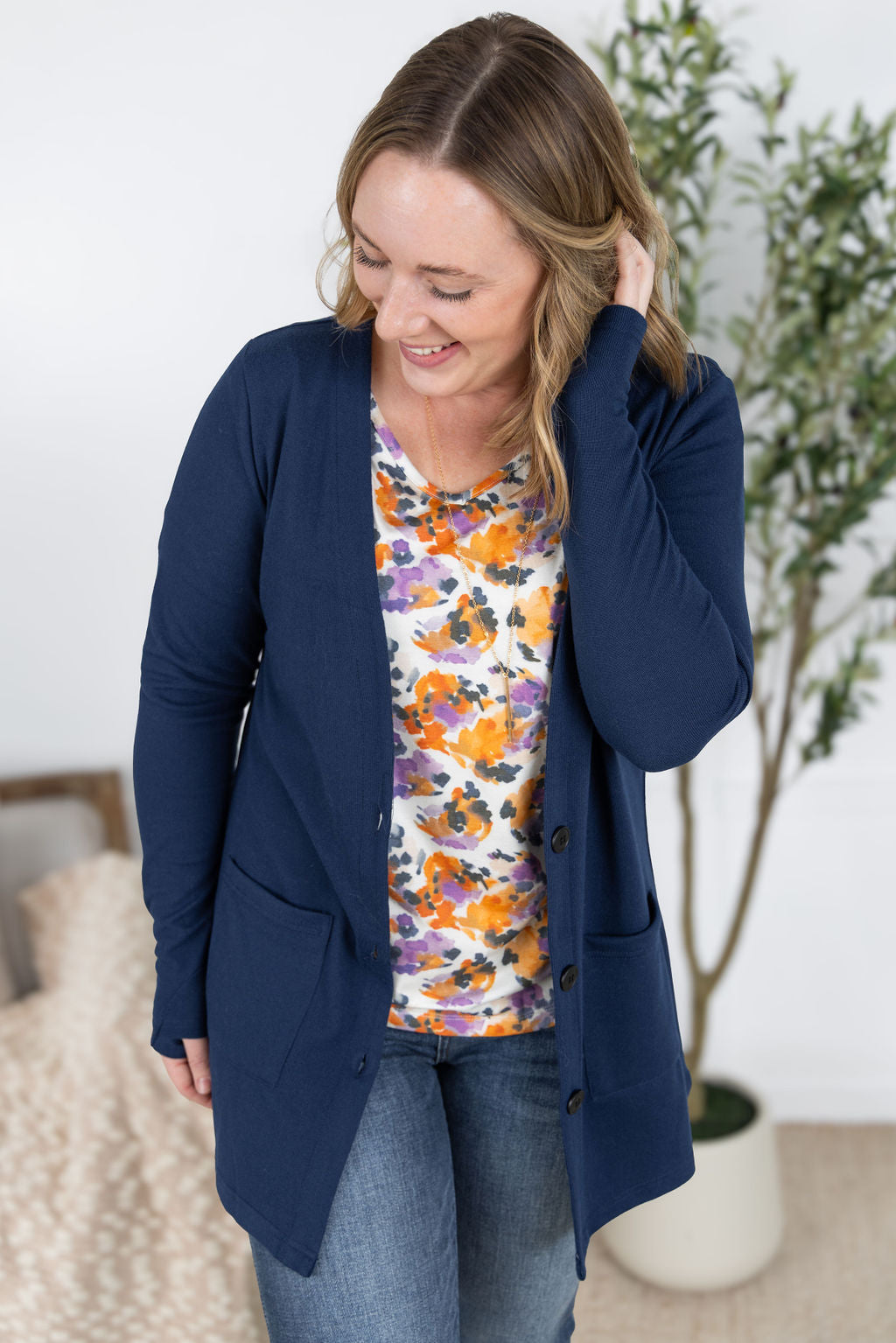 IN STOCK Cori Cardigan - Navy