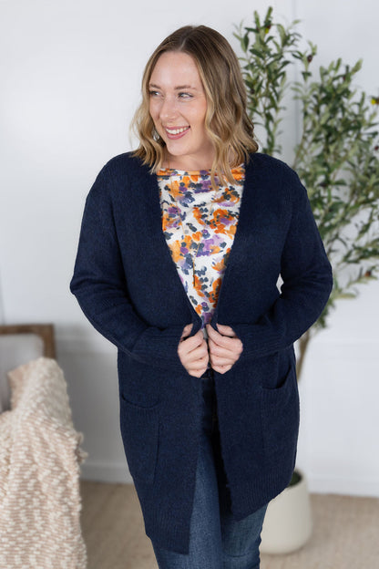 IN STOCK Madison Cozy Cardigan - Navy