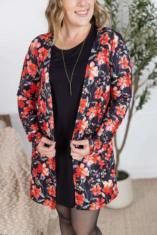 IN STOCK Classic Cardigan - Sunset Floral