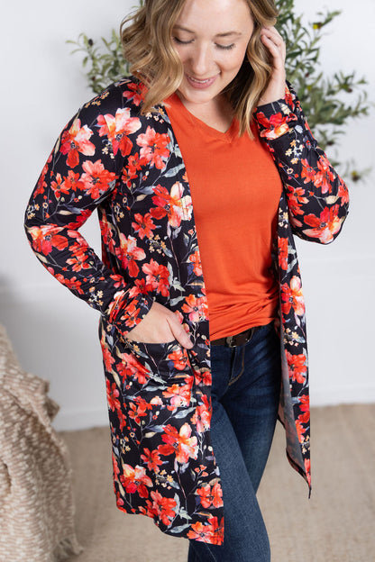 IN STOCK Classic Cardigan - Sunset Floral