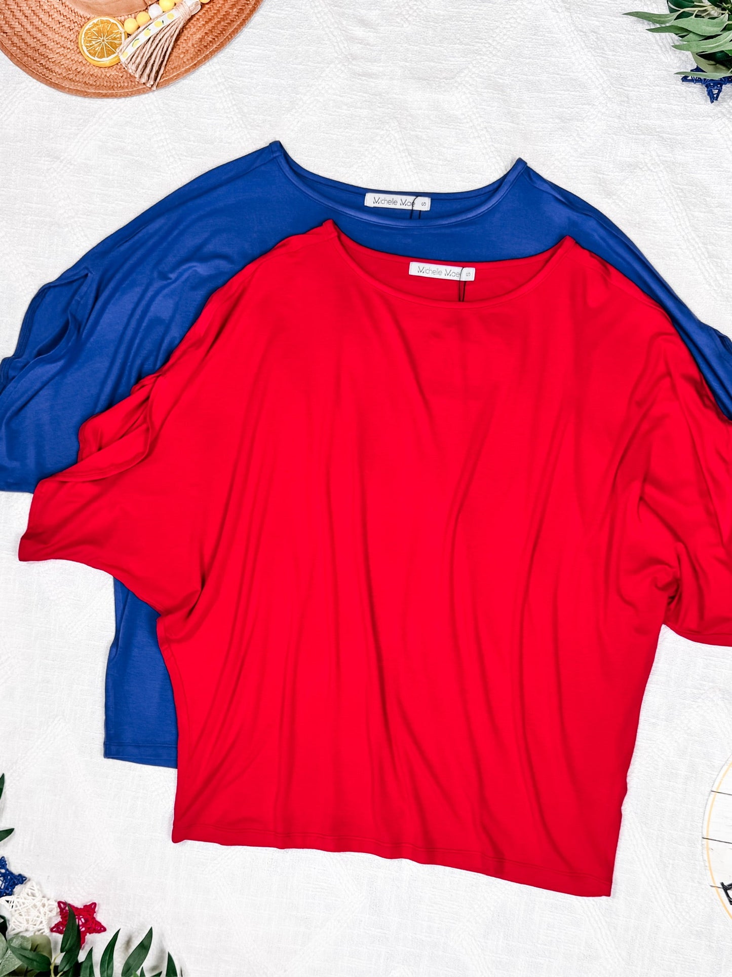 IN STOCK Darcy Dolman Top - Red