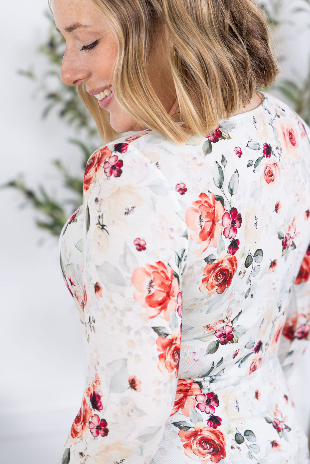 IN STOCK Alyssa Long Sleeve Top - Pink Bloom FINAL SALE