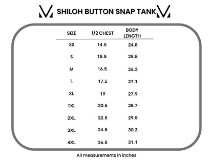 IN STOCK Shiloh Button Snap Tank - Dusty Rose FINAL SALE