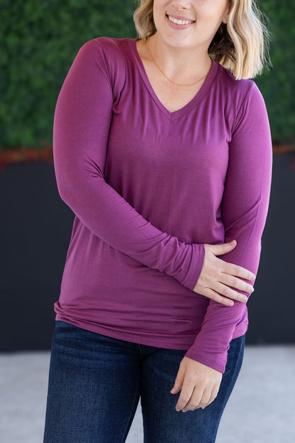 IN STOCK Larissa Long Sleeve - Mulberry