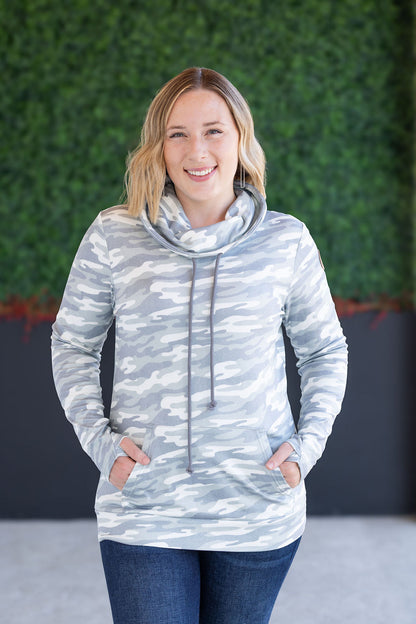 IN STOCK Soft Funnel Neck - Camo