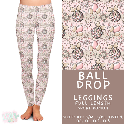 Batch #446 - New Year's Eve 2 - Closes 11/5 - ETA mid Dec - Ball Drop Full Length Leggings