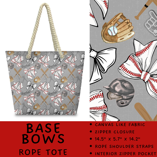 Batch #447 - The Rope Tote - Closes 11/13 - ETA late Dec - Base Bows Rope Tote