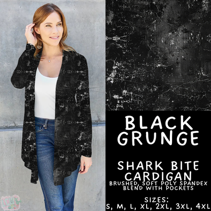 Batch #441 - Color Grunge - Closes 11/3 - ETA mid Dec - Black Grunge Cardigan