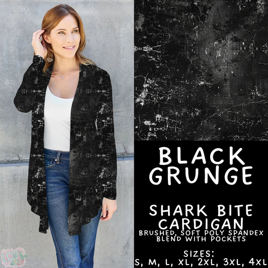 Batch #441 - Color Grunge - Closes 11/3 - ETA mid Dec - Black Grunge Cardigan