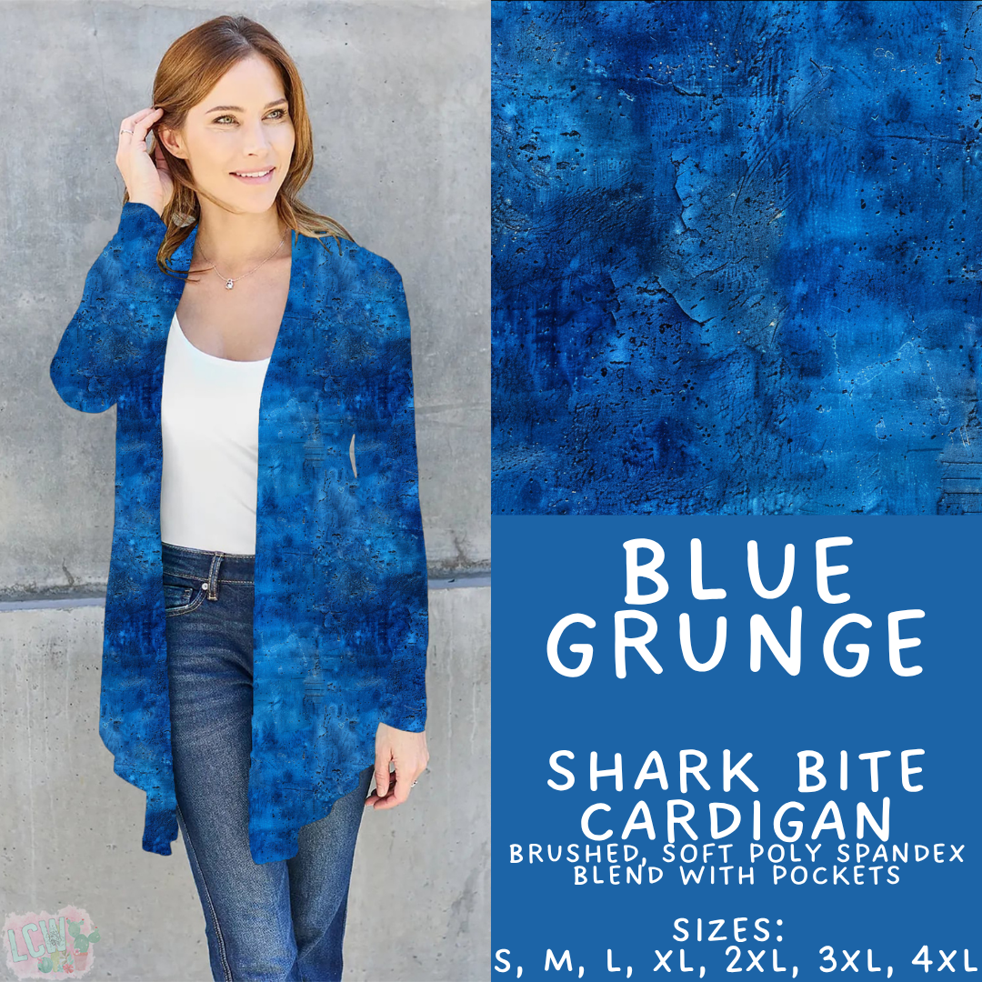 Batch #441 - Color Grunge - Closes 11/3 - ETA mid Dec - Blue Grunge Cardigan