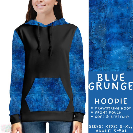 Batch #441 - Color Grunge - Closes 11/3 - ETA mid Dec - Blue Grunge Hoodie