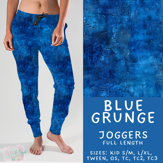 Batch #441 - Color Grunge - Closes 11/3 - ETA mid Dec - Blue Grunge Joggers