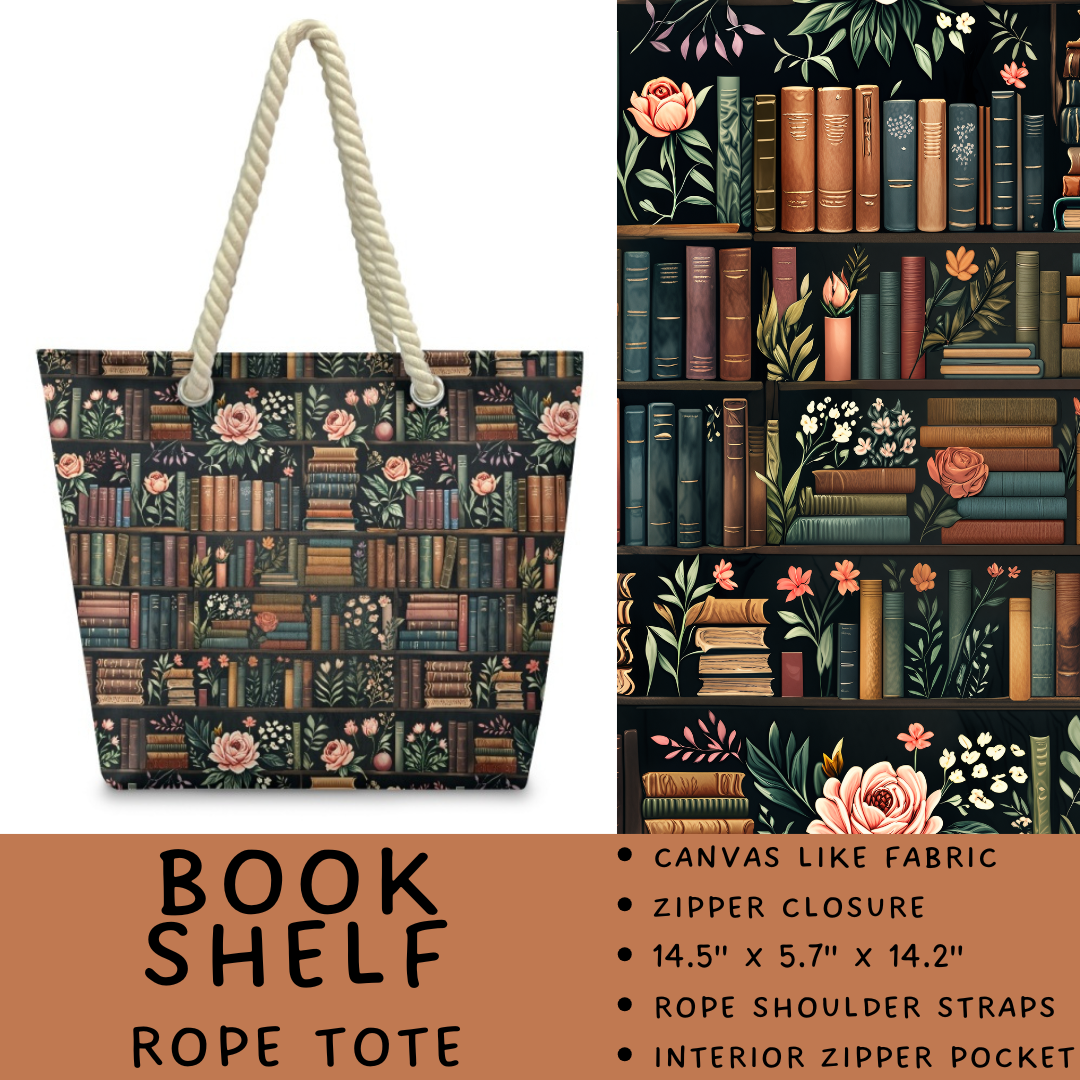 Batch #447 - The Rope Tote - Closes 11/13 - ETA late Dec - Book Shelf Rope Tote