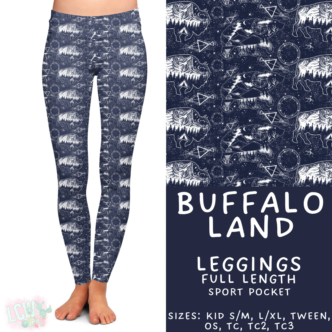 Batch #445 - Fun Run 16 - Closed 11/10 - ETA late Dec - Buffalo Land Full Length Leggings