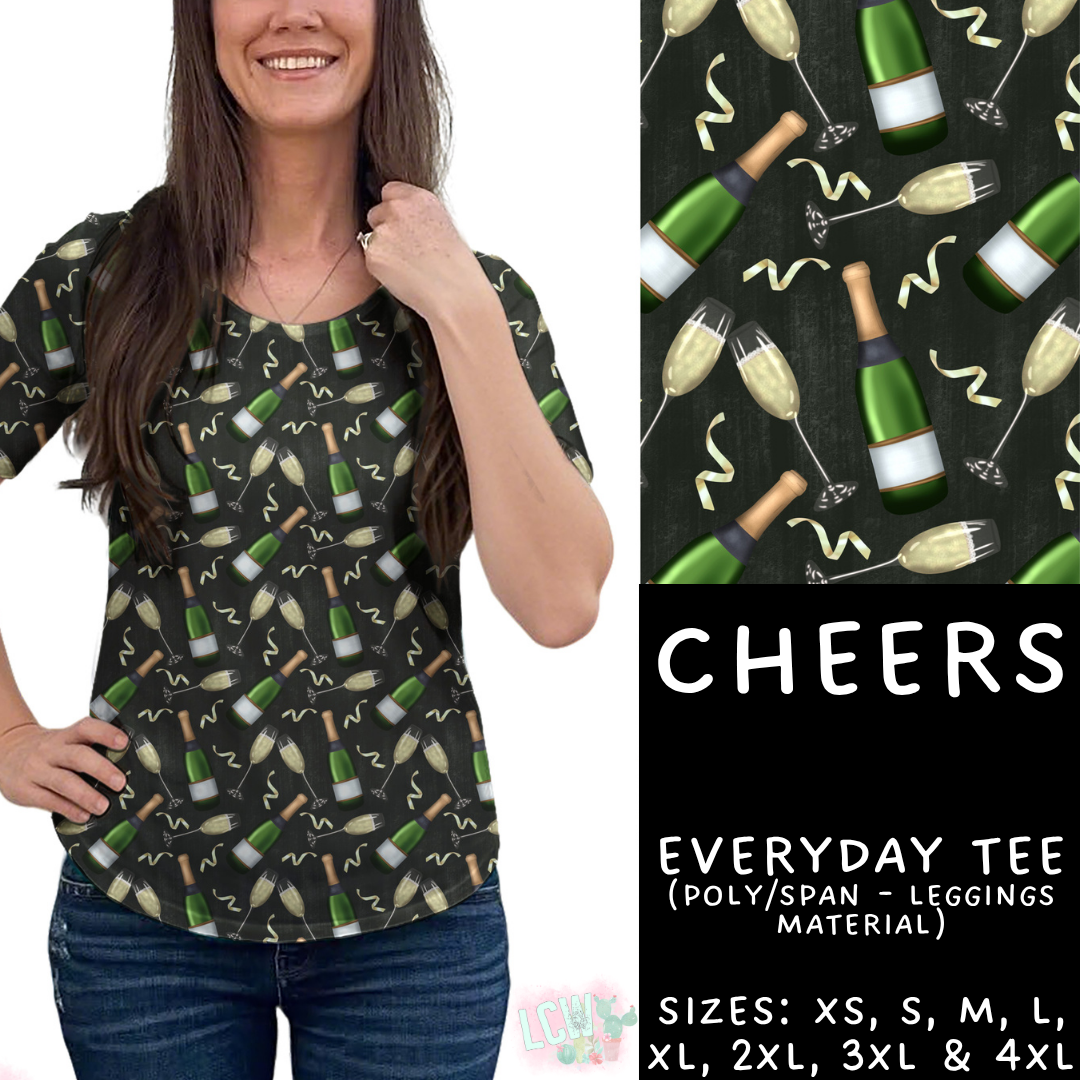 Batch #446 - New Year's Eve 2 - Closes 11/5 - ETA mid Dec - Cheers Everyday Tee