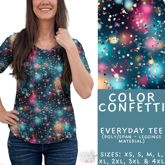 Batch #446 - New Year's Eve 2 - Closes 11/5 - ETA mid Dec - Color Confetti Everyday Tee