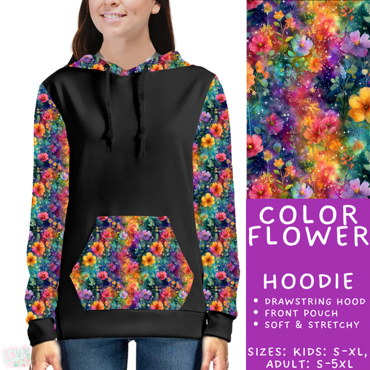 Batch #445 - Fun Run 16 - Closed 11/10 - ETA late Dec - Color Flower Hoodie