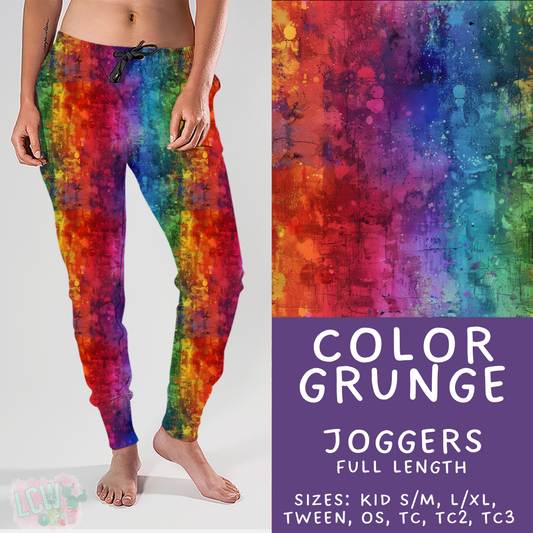 Batch #441 - Color Grunge - Closes 11/3 - ETA mid Dec - Color Grunge Joggers
