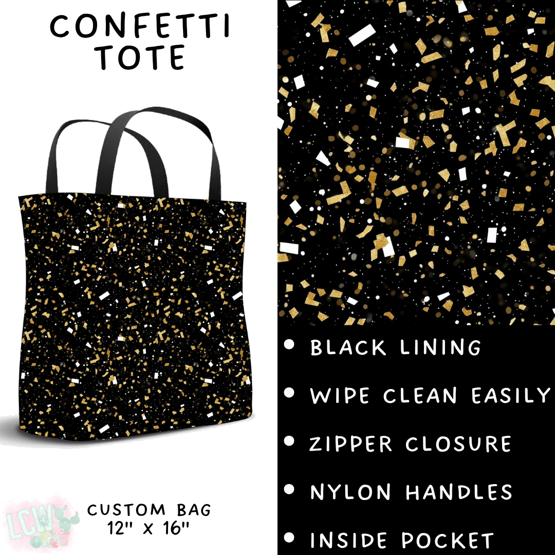 Batch #446 - New Year's Eve 2 - Closes 11/5 - ETA mid Dec - Confetti Tote