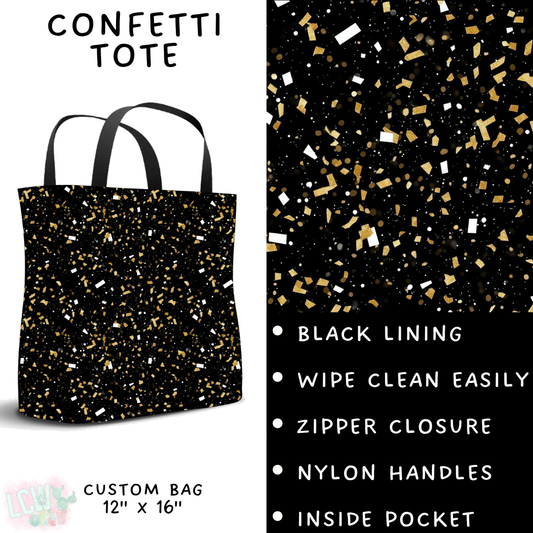Batch #446 - New Year's Eve 2 - Closes 11/5 - ETA mid Dec - Confetti Tote