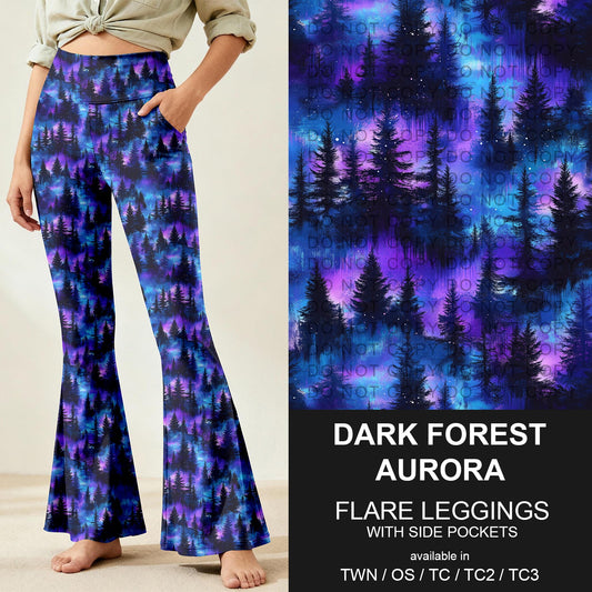 B259 - Preorder Dark Forest Aurora Flare Leggings (Closes 11/07. ETA: mid Jan.)