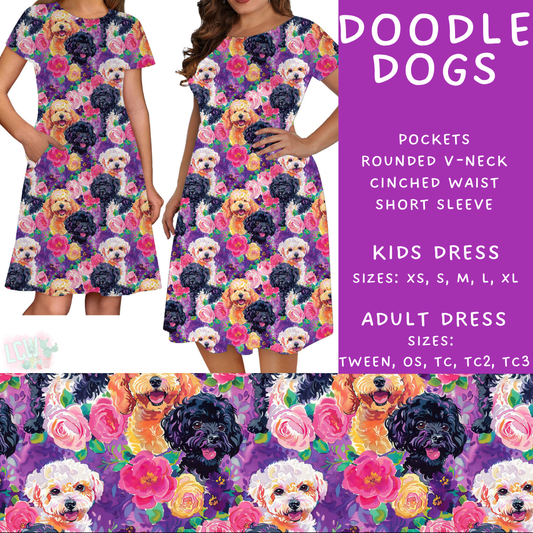 Batch #443 - September Request Run - Closes 11/6 - ETA mid/late Dec - Doodle Dogs Women's & Girls Dresses